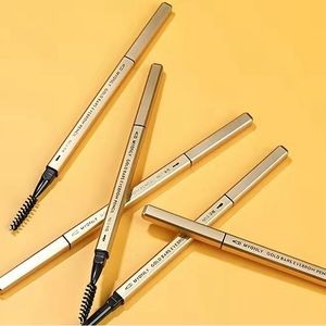 Double Headed Eyebrow Pencil Fine Tip Triangle Head Long Lasting Smudge Proof